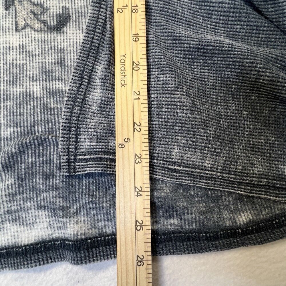 Back In The Saddle Cardigan Rhinestone Wings Hooded Sleeveless Gray Pockets L - Picture 12 of 16